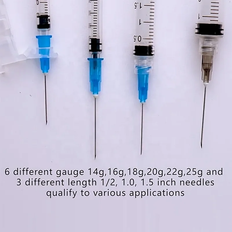 1ml 5 ml Disposable Safety Vaccine Syringe