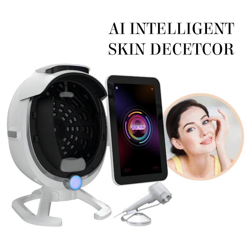 Portable 3d Facial Skin Moisture Spectrophotometer Skin Analyzer Scanner Detector