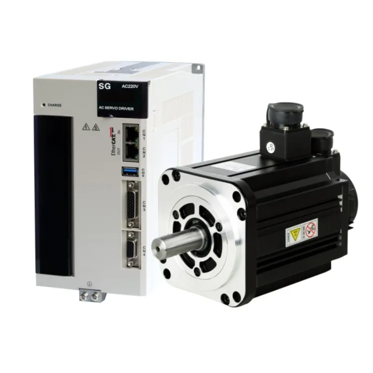 Lathe Application China Cheap NEMA 52 AC servo motor 3.8kw/3800w with driver kit 130mm flange size