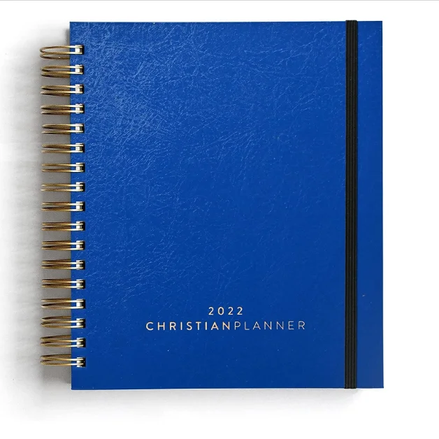 Wholesale and custom printing  hardcover spiral paper notebook agenda planner diary journal