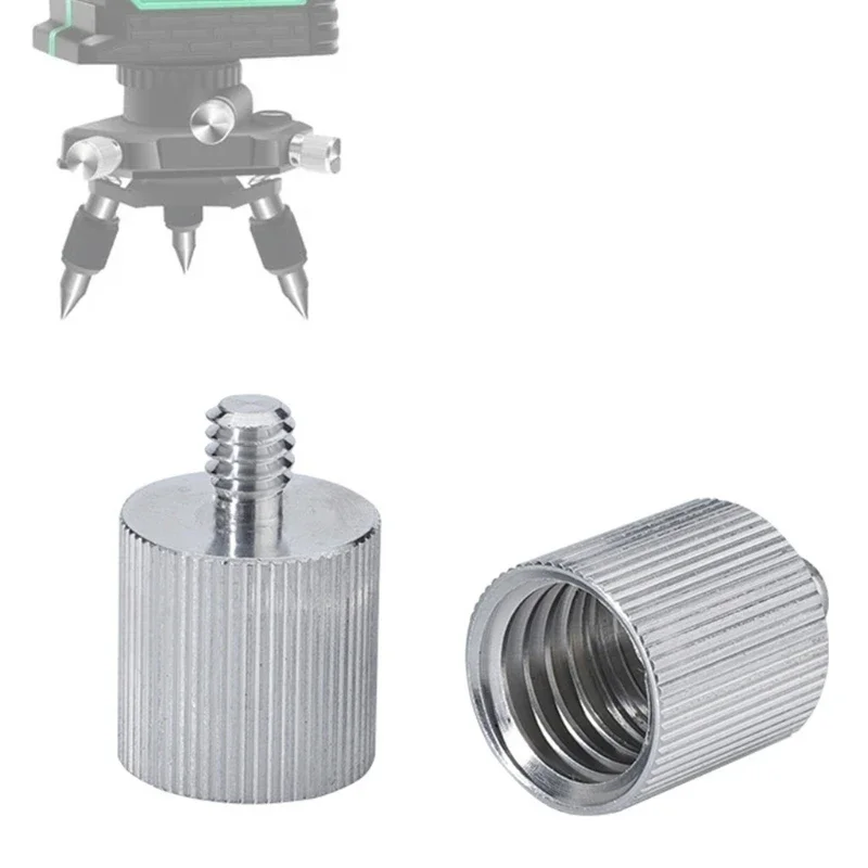 Microphone Stand Adapter 5/8 to 1/4 Metal Female to Male Mic Screw Plate Flash Light Converter Camera Tripod