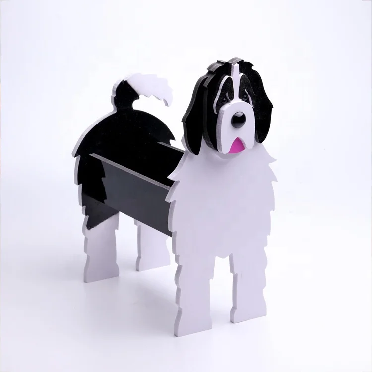 New Designs pet dog Garden Outdoor Wooden Planter Box For Growing Fresh Plants