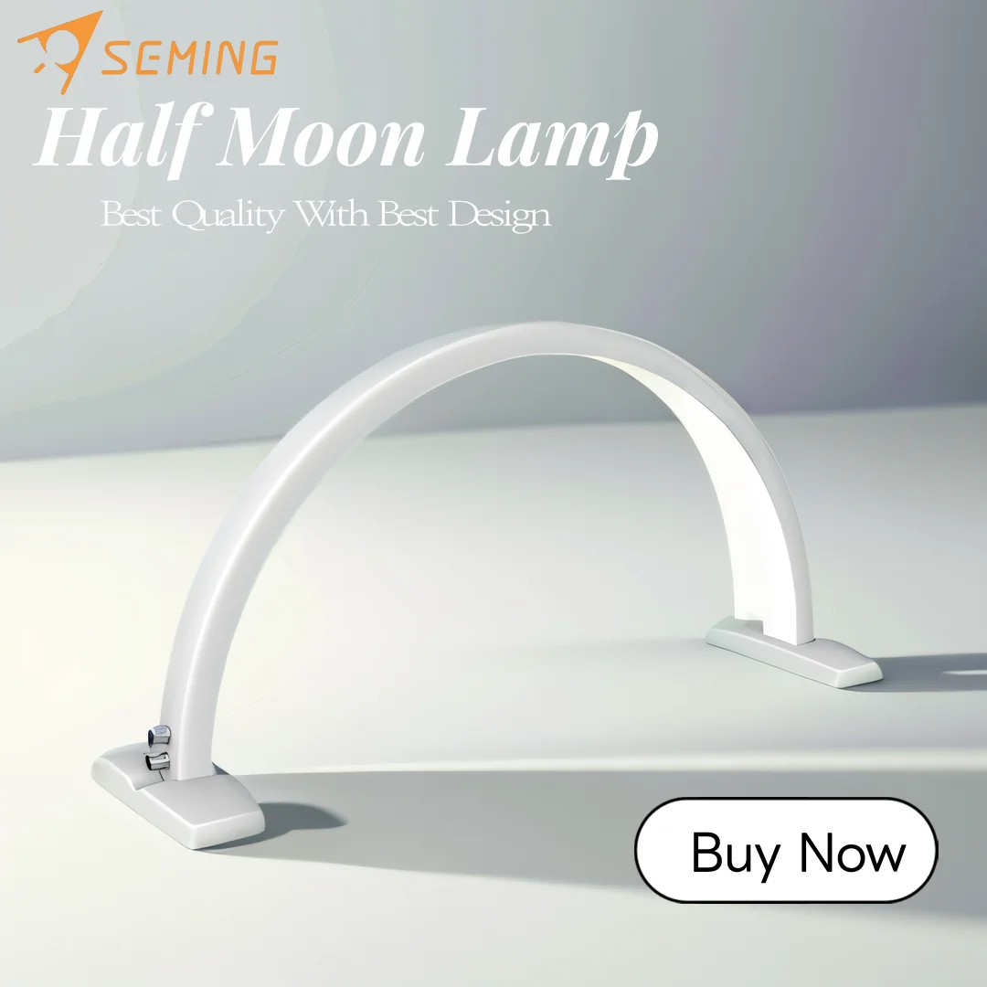 Half Moon Light Arc Led Table Nail Lighting Lamp for Beauty Salon led light nail lamp manicure table