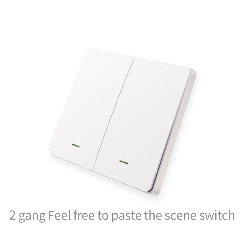  Умный беспроводной дистанционный кнопочный переключатель Tuya Smart life Zigbee сцена на 1/2/3 клавиши стандарт ЕС 9 сцен домашняя