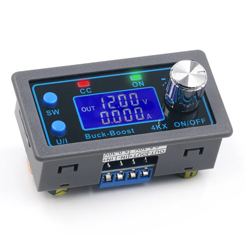ZK-4KX ЧПУ постоянного/переменного тока, Buck повышающий преобразователь постоянного тока CC CV 0,5-30V 4A модуль питания Регулируемый источник питания на солнечной зарядки аккумулятора