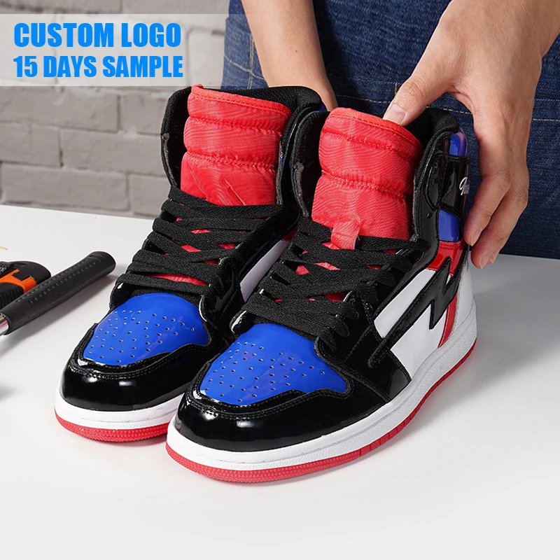 Custom Sneaker Manufacturer Small Orders Genuine Leather Retro Sports Shoes OG AJ Basketball Shoes For Men