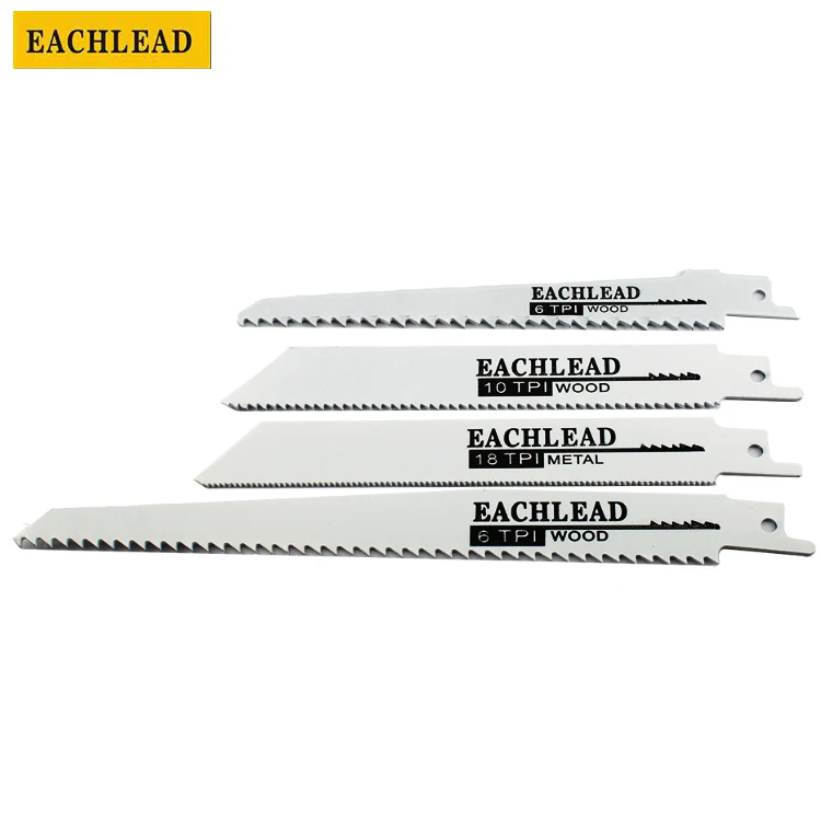 Electric Saw accessories Reciprocating saw blades 10pcs MIX double blister card packing set 2pcs 8In 8pcs 6In