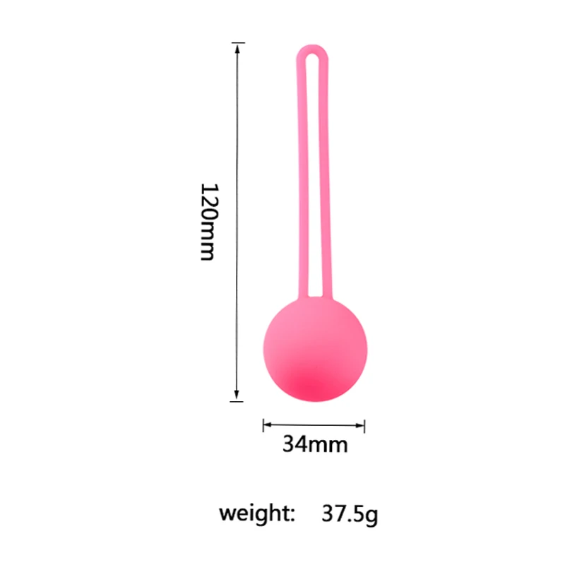 Rose Red Waterproof Medical Silicone Vibration Women Ball Vibrater High Quality Kegel Balls for