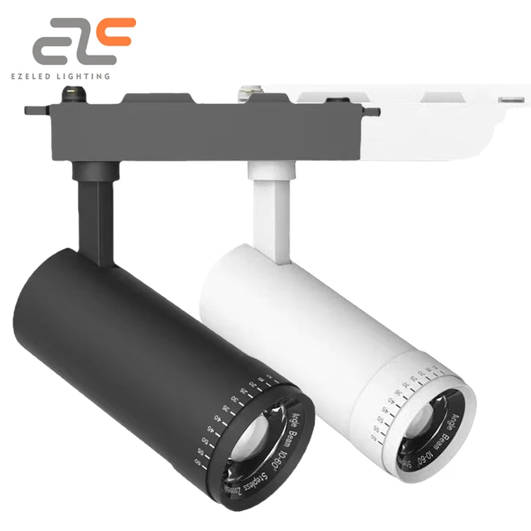 Premium Quality Adjustable For Shops Museum Art Gallery Anti-Glare Indoor Zoomable Dimmable System Cob Led Magnetic Track Light