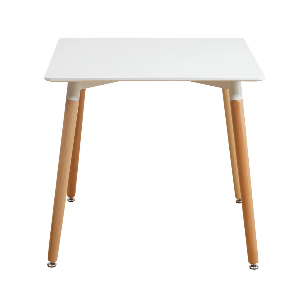 Роскошный современный обеденный стол для кухни в скандинавском стиле, итальянский дизайн, деревянный квадратный обеденный стол из МДФ с деревянными ножками