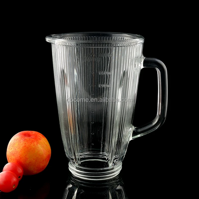 Запчасти для блендера и миксера смузи л: стеклянный кувшин с крышкой + основание прокладкой лезвия свежего сока