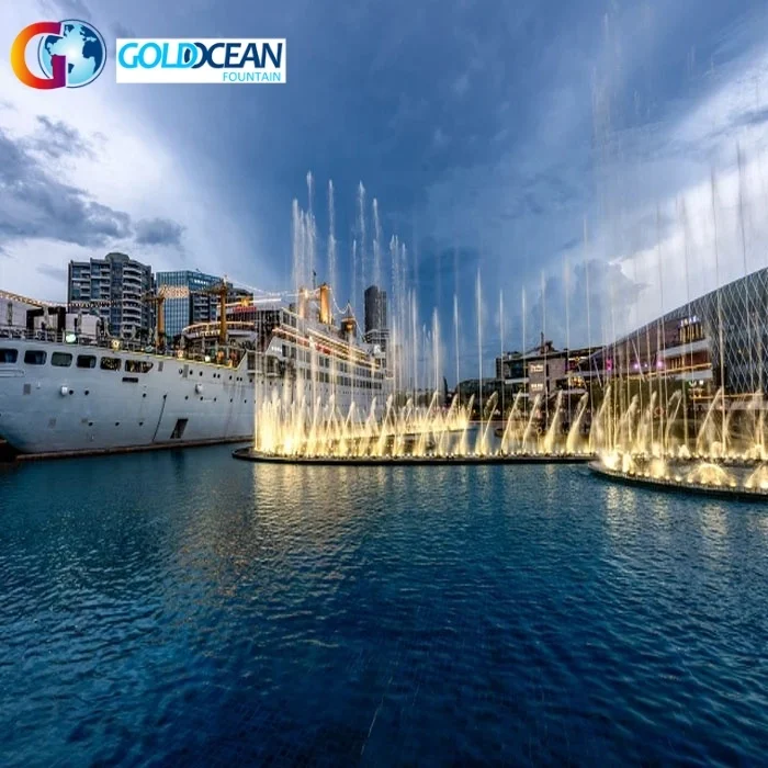 Free Design Multicolor Led Light Music Dancing Water Fountain