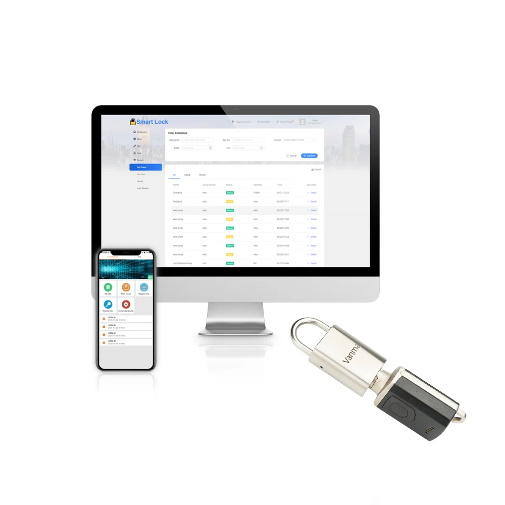 Intelligent Access Control Smart High Security Padlock for Container