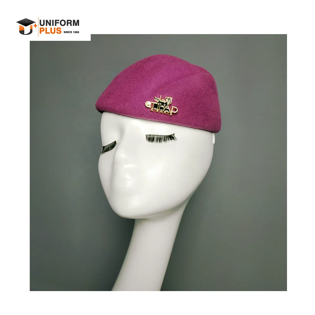 Шапка стюардессы с шарфом