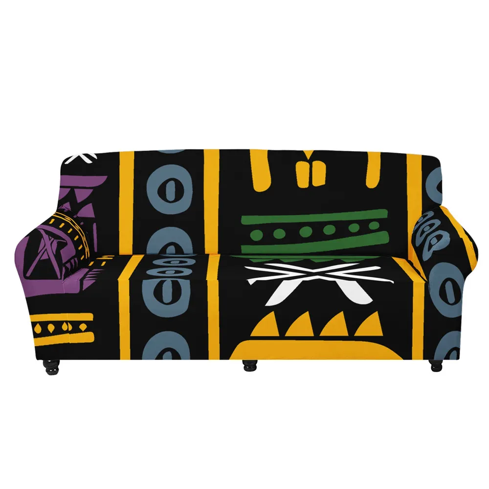 Wholesale Custom New Arrival Sofa Protector Couch Cover African Long Sofa Cushion And Cover Set Universal Size Elastic Stretch