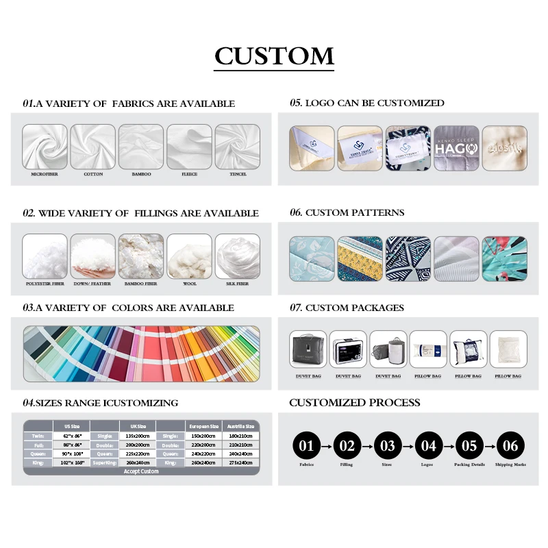 Custom Bedsheet 1000 Thread Count Egyptian Cotton White Bed Linen Hotel Bedding Sheets Set