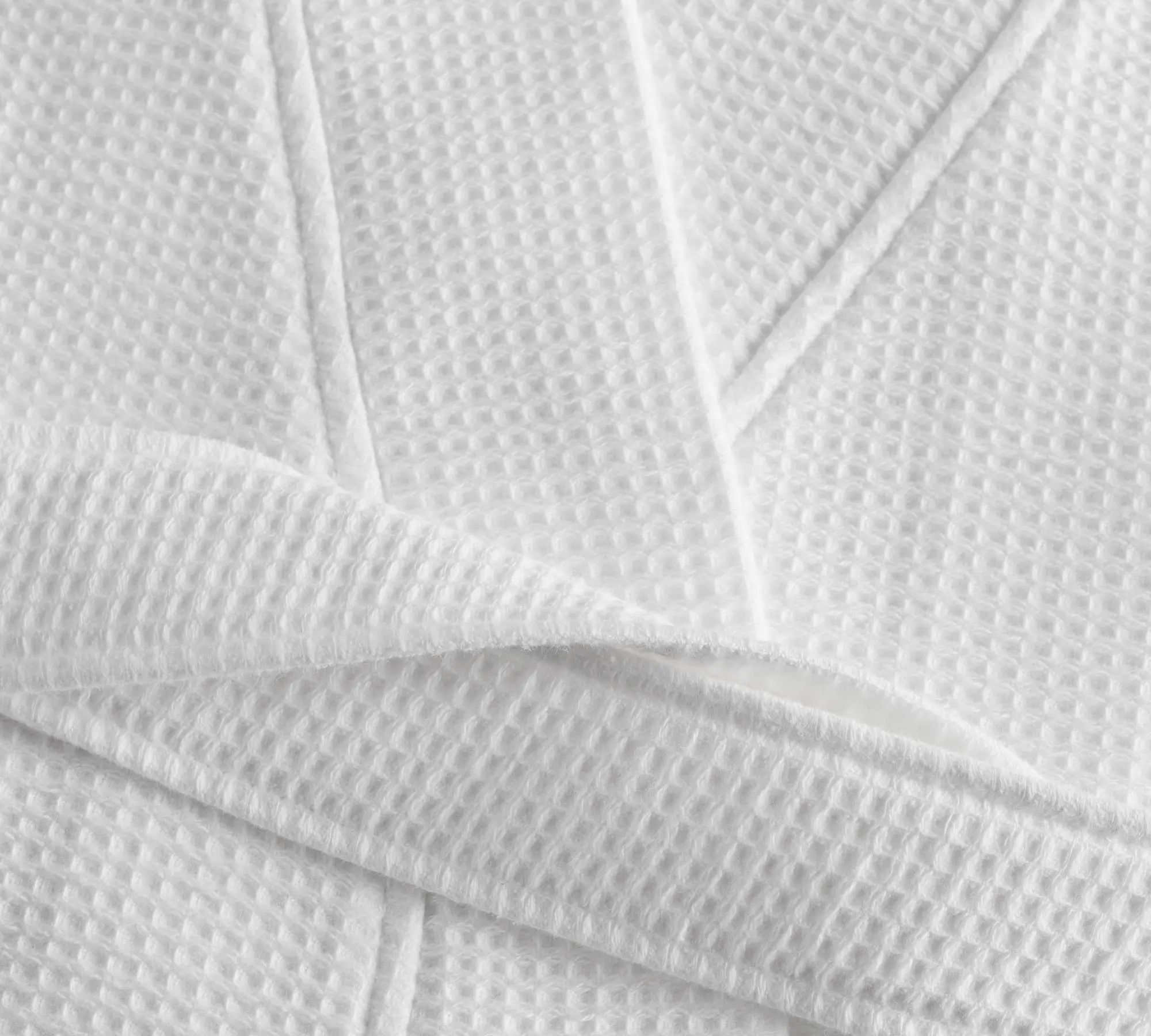 Customized logo spa robes wholesale piped waffle weave bathrobe slipper set