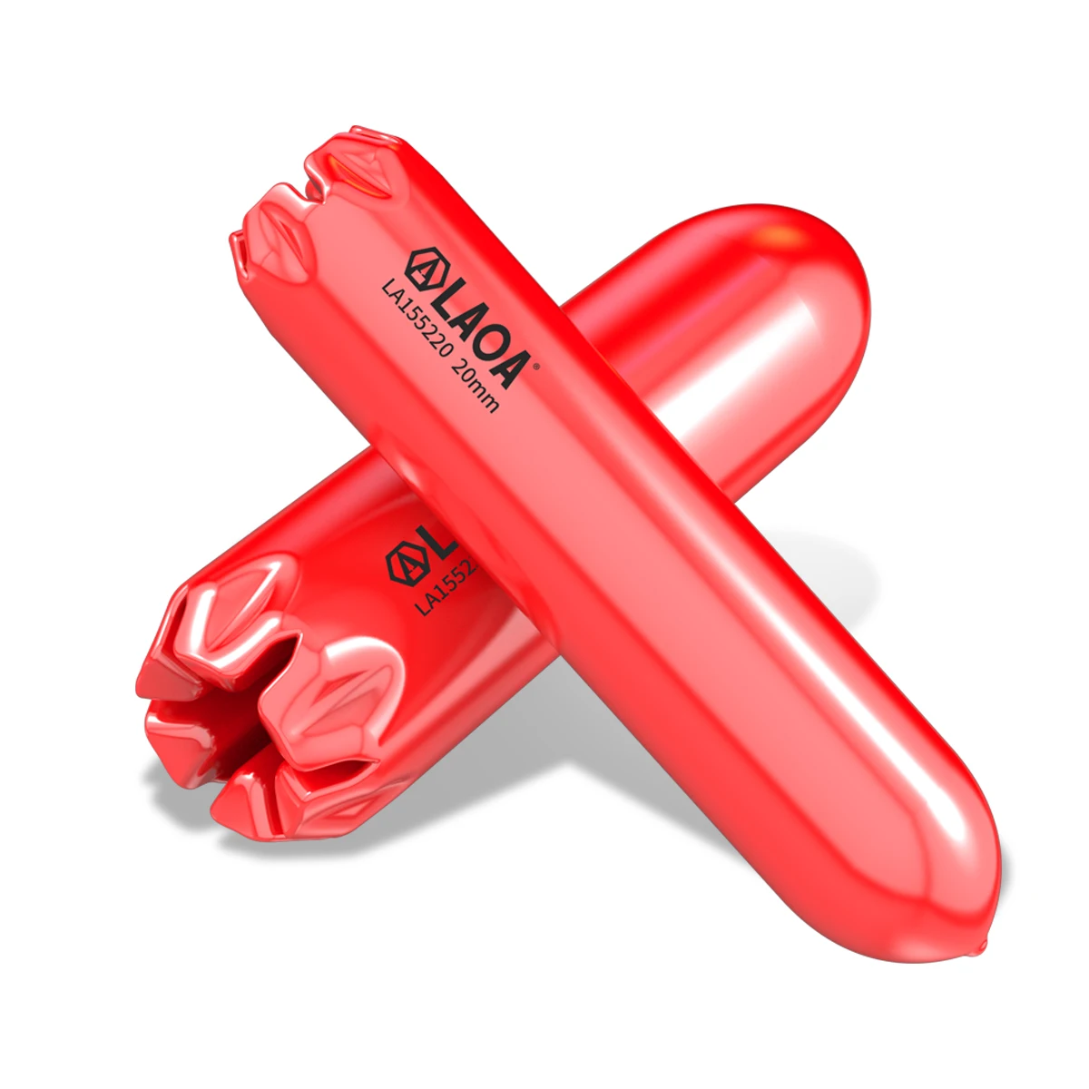 LAOA Insulated Wire Clamping Slip-On Sheath Tapered Cylindrical Sleeve Crimp Cap 10mm 20mm 30mm