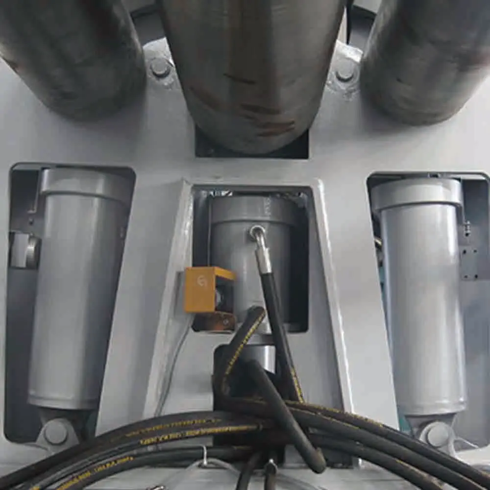 CNC full hydraulic 4 roller sheet roller machine W12-100*3000