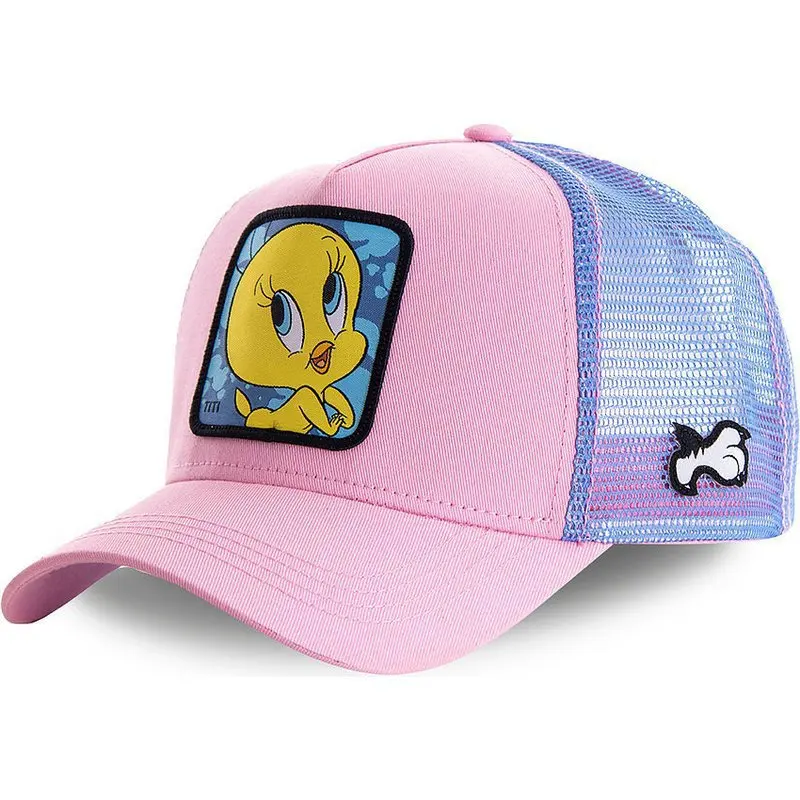Hot selling cartoon baseball cap Summer net hat Rabbit Duck hat 3D embroidery custom 100% cotton mesh American trucker hat