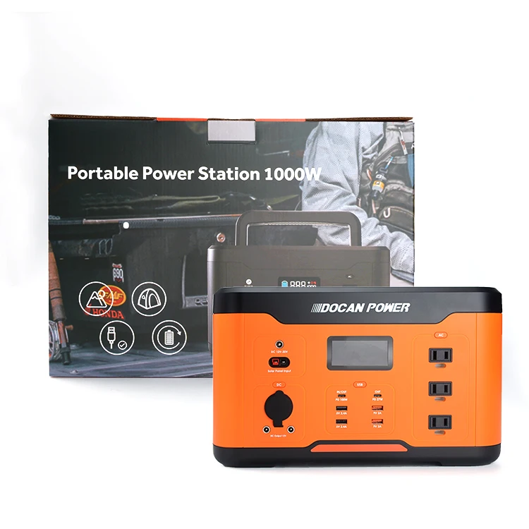 Docan Amy Высокопроизводительные S1000 21 6 V 54Ah 300W 500W 1000W 1500W Резервные литий-ионные батареи портативный генератор энергии