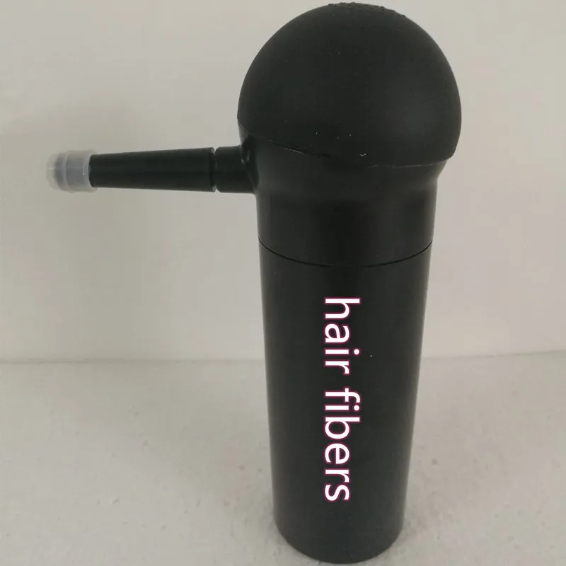 black magic empty bottle hair building fiber spray pump hair fibers aplicator