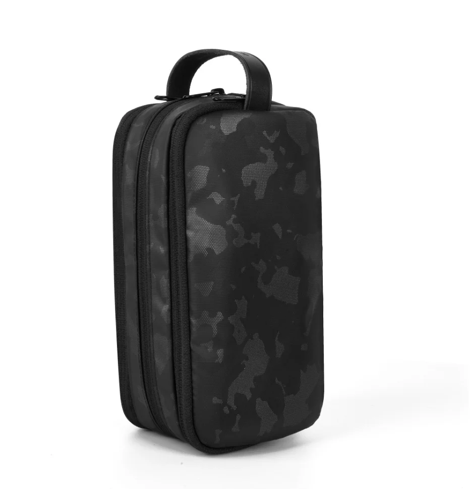 Двухслойный дорожный Органайзер wiwu для кабеля данных электронные аксессуары сумка переноски из ткани Оксфорд сумки цифрового хранения