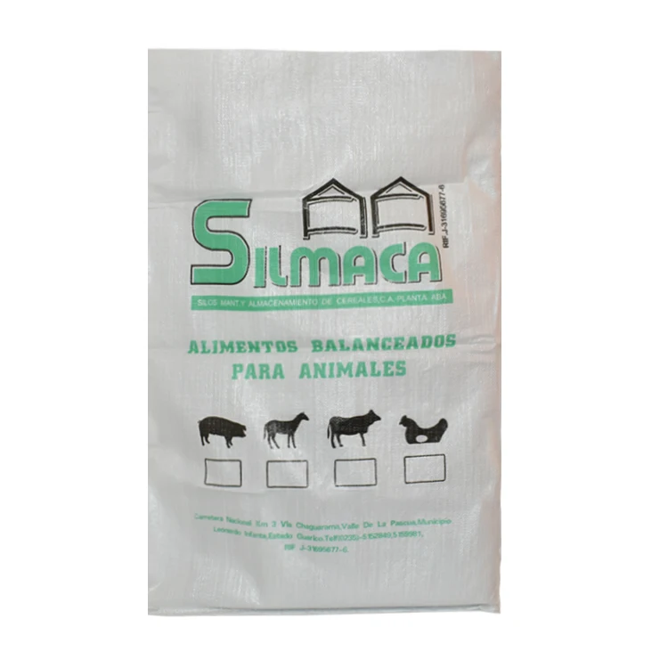 Best Selling Bopp Laminated pp Woven 20kg Crabs Food Feed Bag
