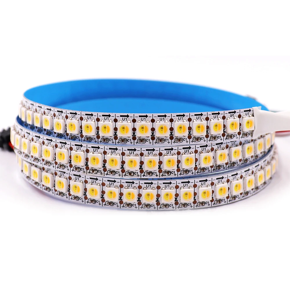 5M SK6812 2020 144LEDs/m 4mm Width White PCB Addressable led pixel strip light DC5V SK6812 MINI RGB as WS2812B led strip
