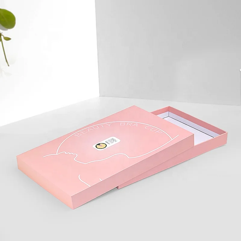 Custom Wholesale Rigid Gift Box Dress Clothing Cosmetic Face Serun Cream Skincare Set Bra underwear Gift Box For Women