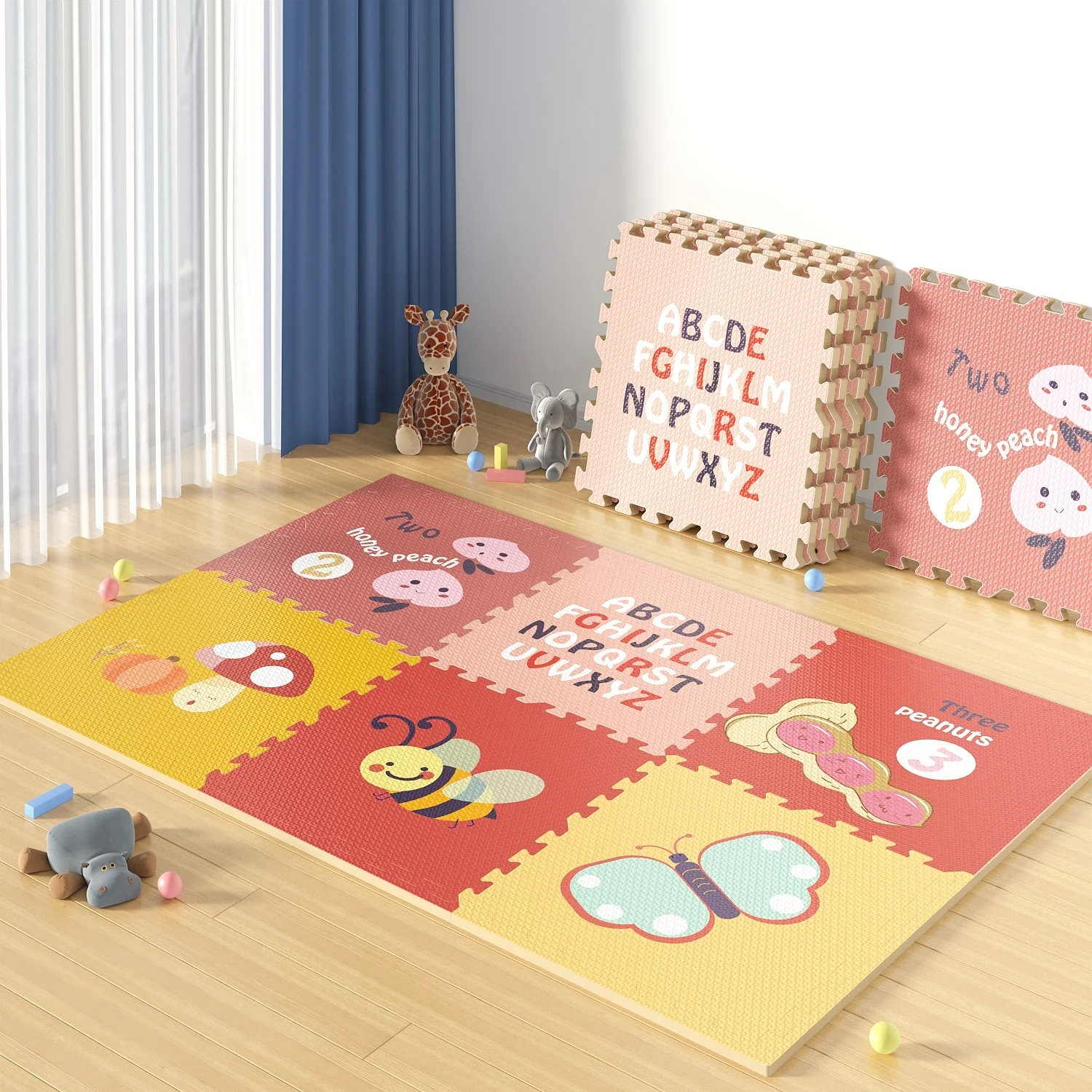 Colorful Soft Foam Mat Baby Toy Game Play Mat EVA Foam Puzzle Tatami Play Mats