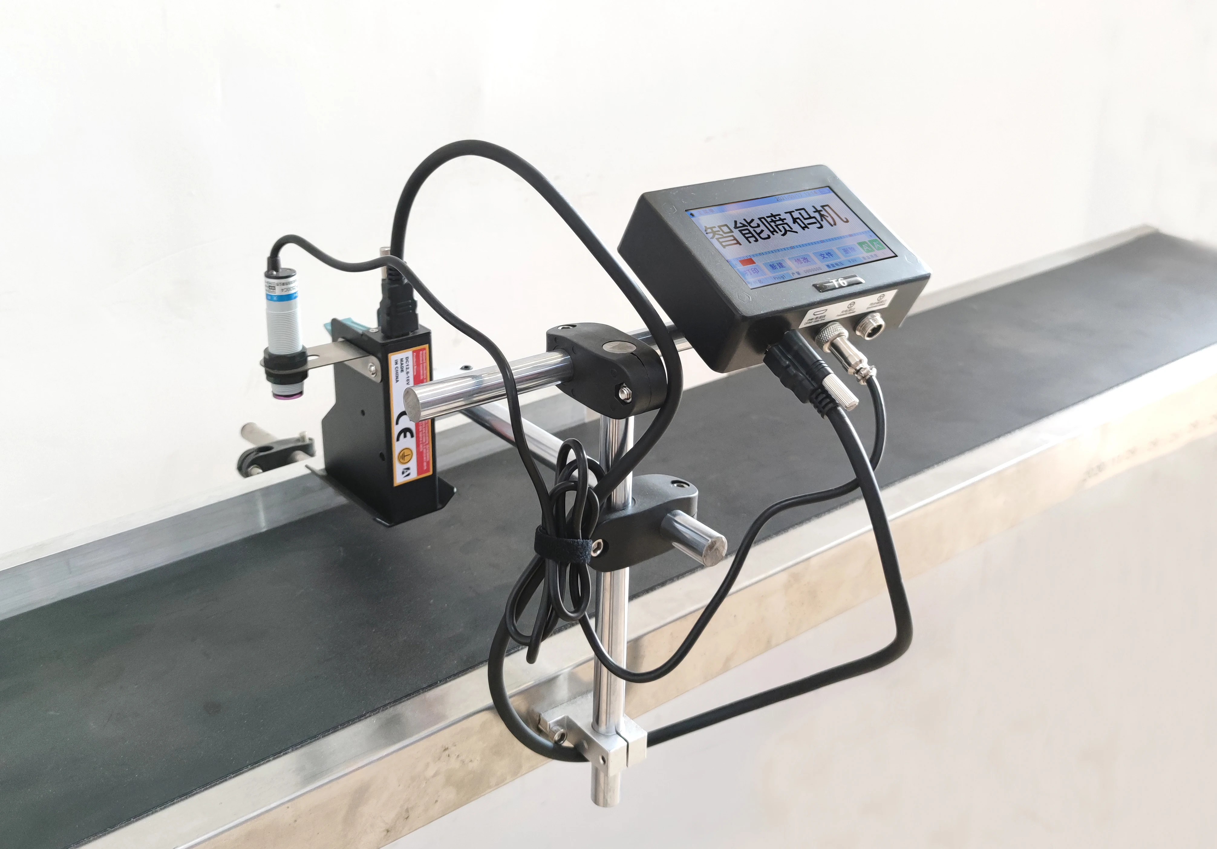 D&H TIJ 5 inch screen  Online Inkjet Printer 12.7mm Printing Height Inkjet Coding Printer Expiry Date Bar QR Code