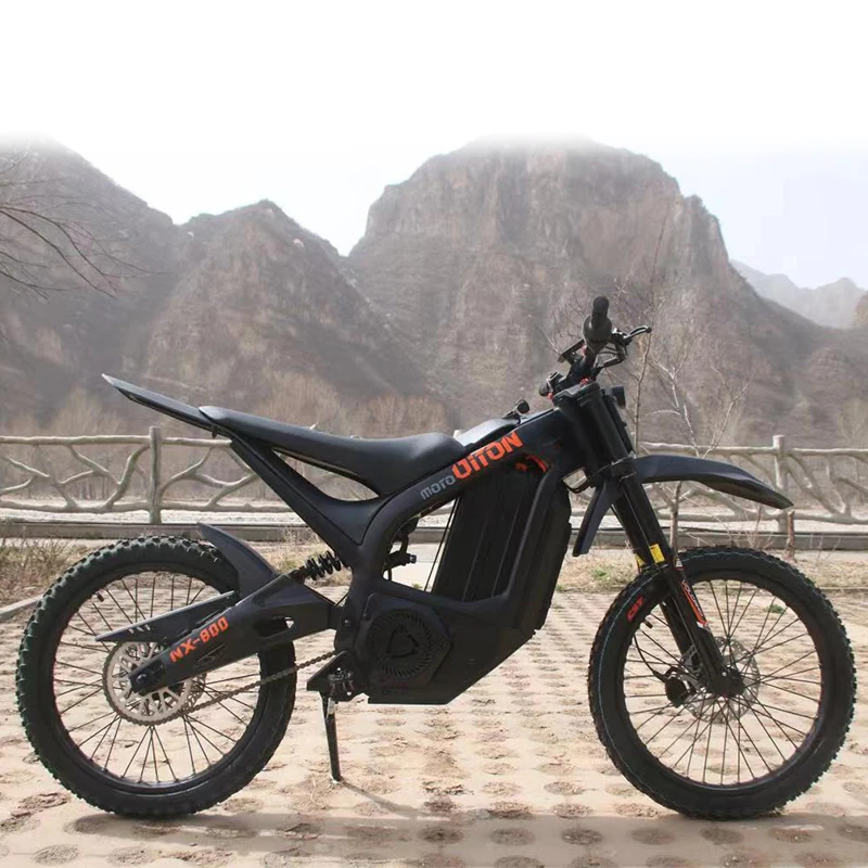 DITON 2024 Electric motorcycle 72V30Ah 6000Watt mid motor high speed mountain Ebike Off-road motorcycle Bicycle Dirt Bike