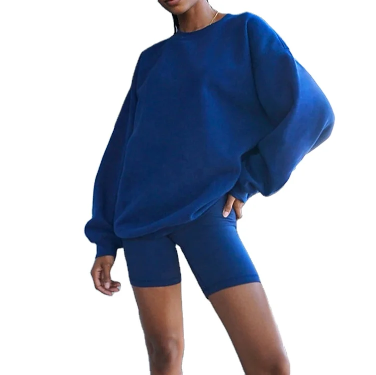 Высококачественный пуловер на заказ, толстовки унисекс с круглым вырезом от производителя, французские махровые флисовые толстовки большого размера для женщин