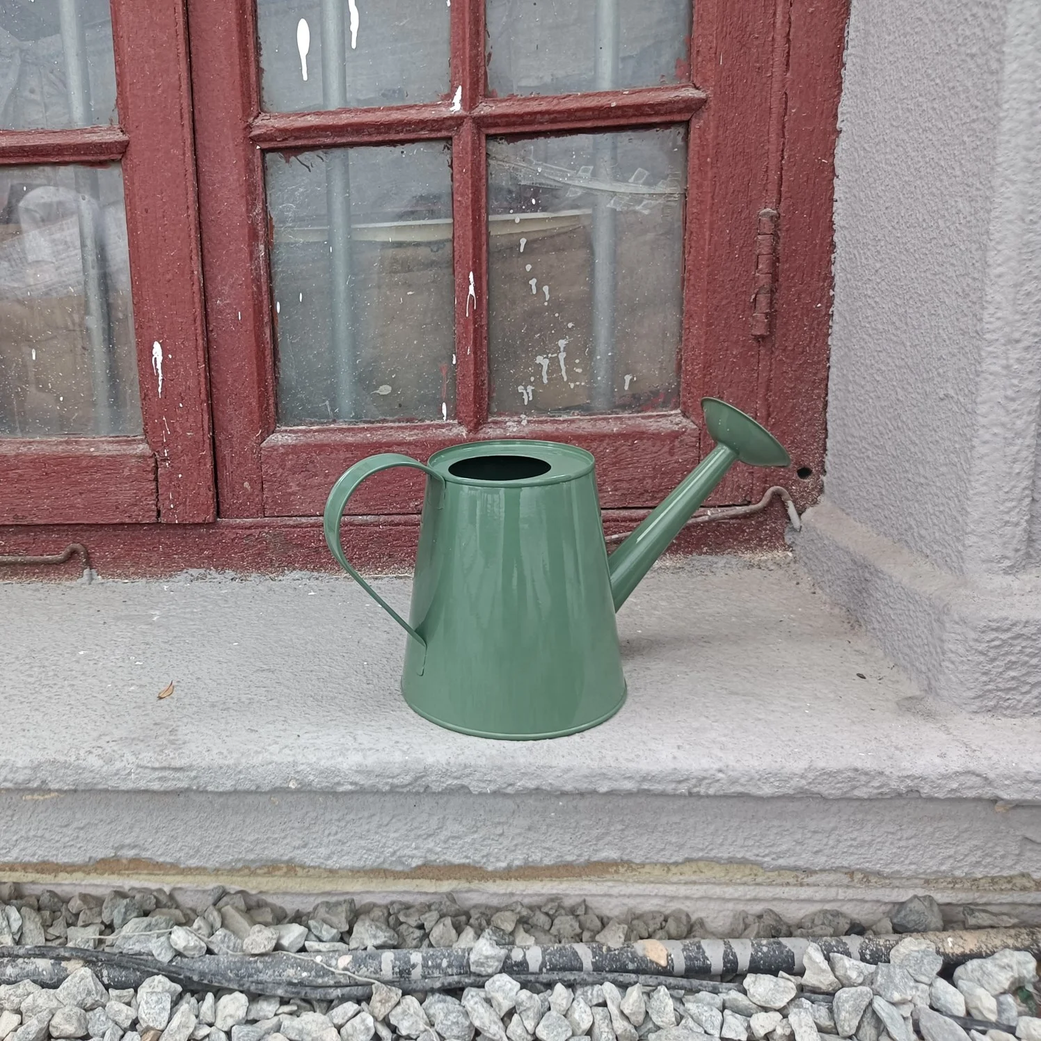 Jiangmen 2L 3L Galvanized Metal gardening watering cans for outdoor Plant agricultural Watering