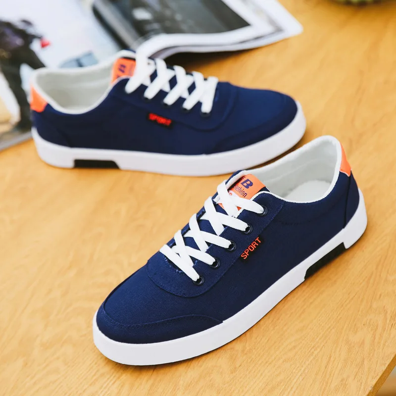 
hot sale fashion men casual shoes comfortable low cut men flat shoes sneakers 
