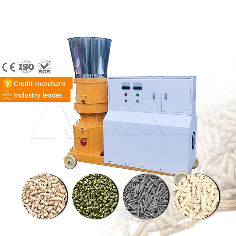 LANE 0.5-2T/H Livestock Feed Pellet Machine  35 Model Wet Floating Fish Feed Machine Chicken Feed Machine
