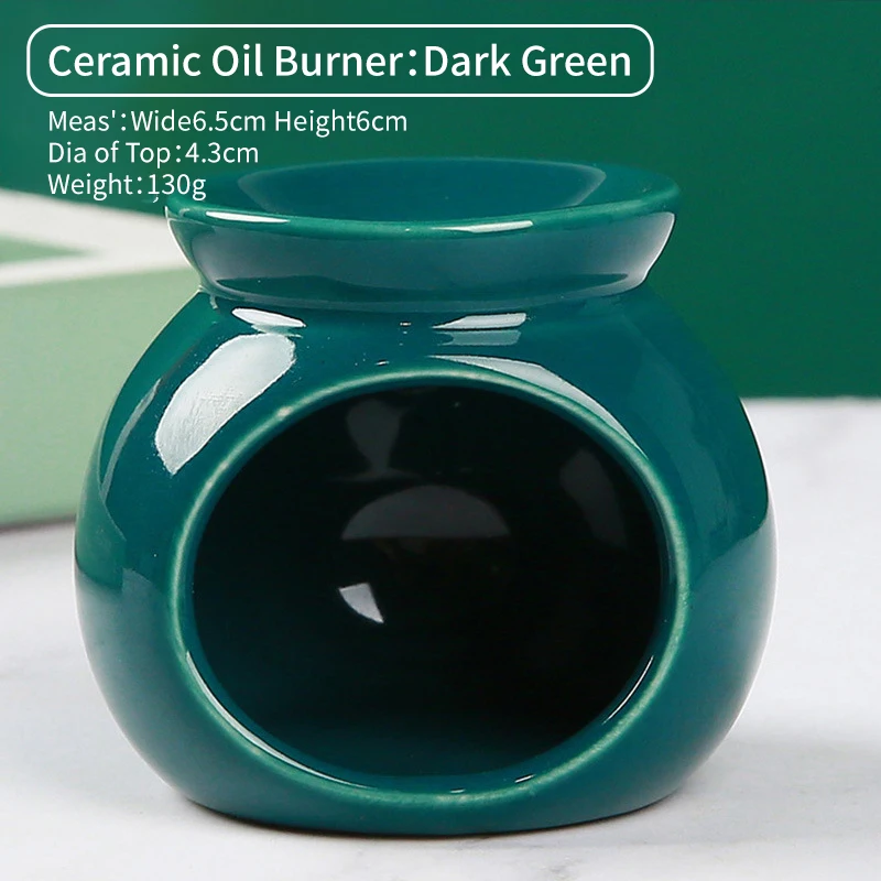 Lovely Round Shape Ceramic Oil Burner wax burner for wax melts christmas tree