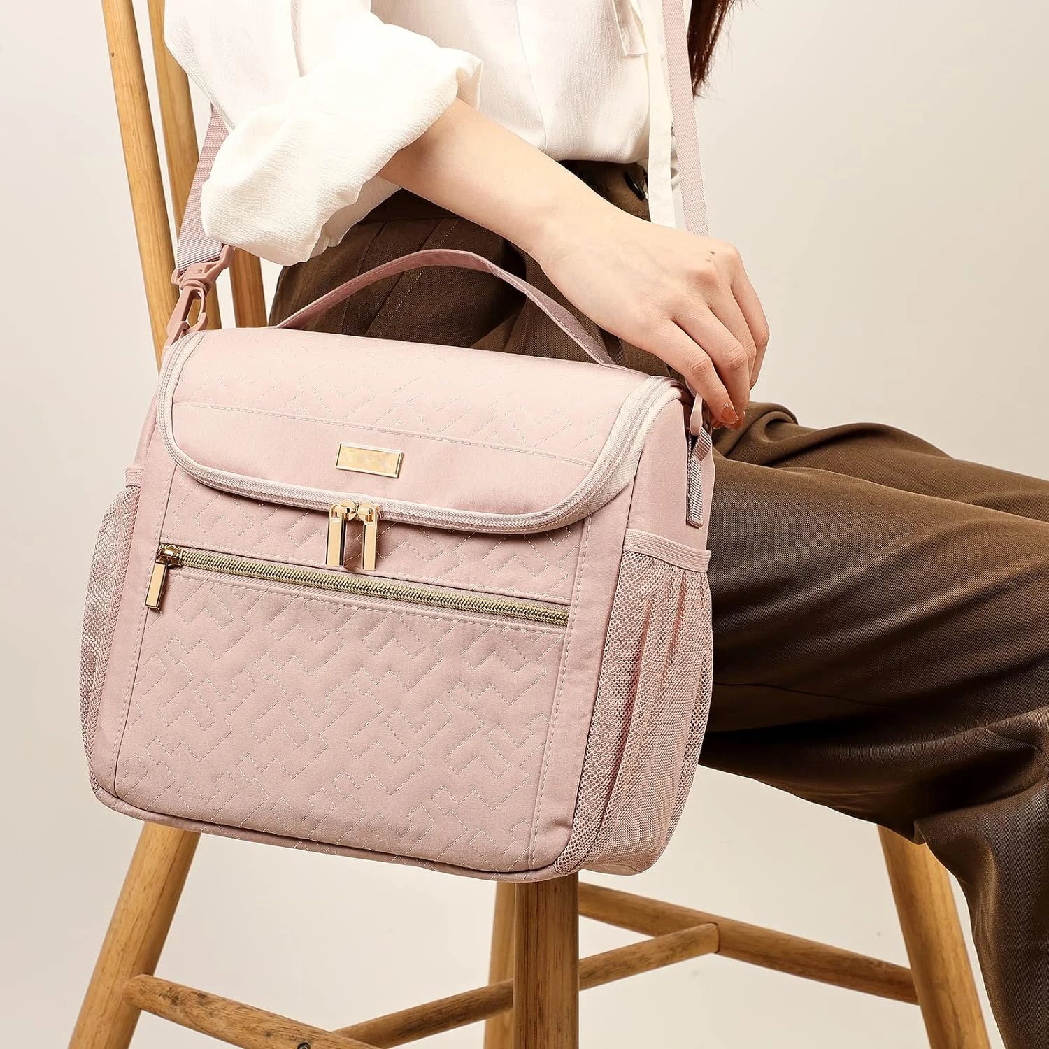 Long-term Large Capacity Portable Cooler bags thermal Insulation Lunch Bag Delivery cooler bag for Women