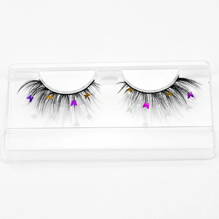 butterflies eyelashes