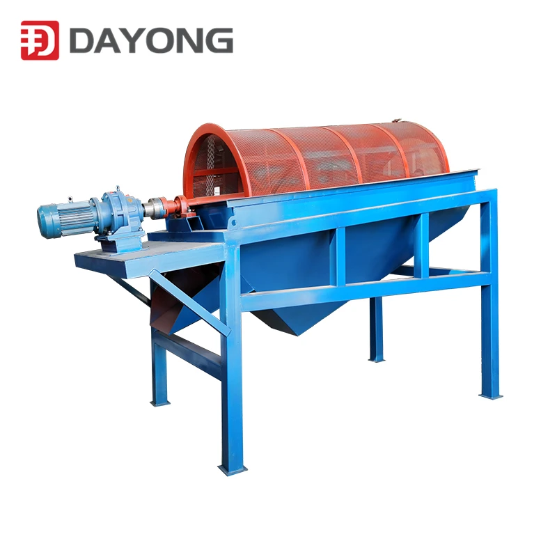 High efficient carbon steel compost trommel screen for fertilizer