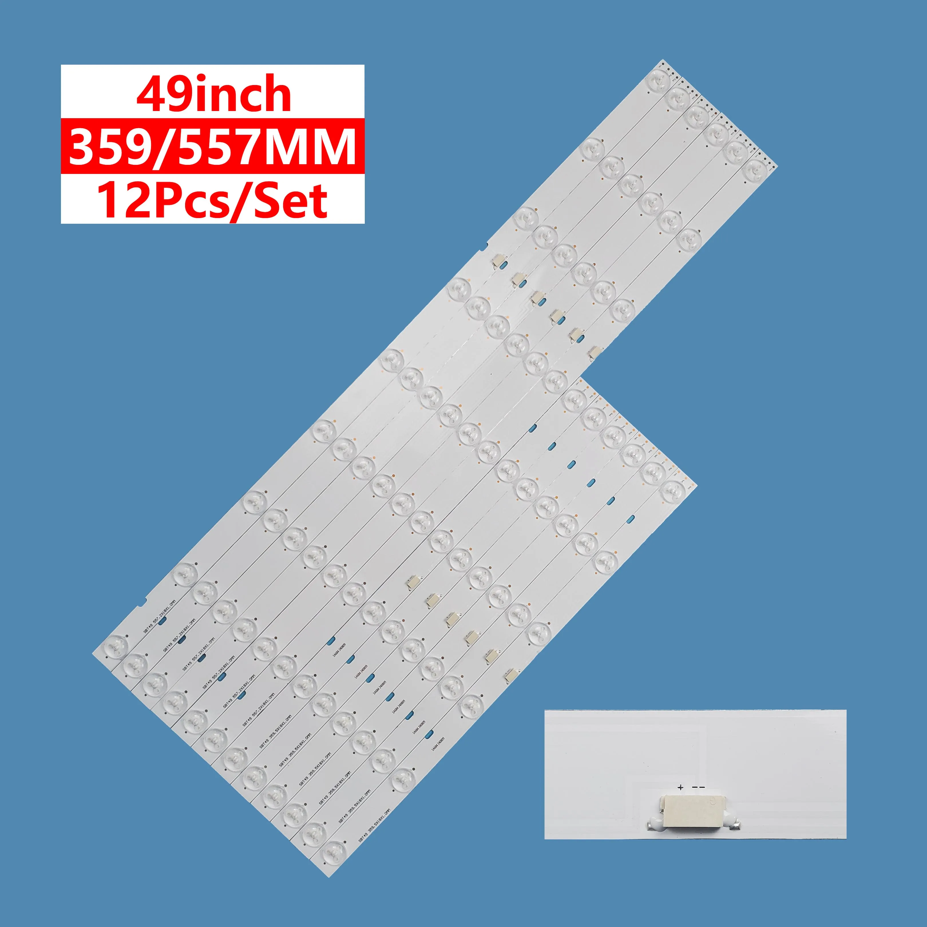 New LED backlight strip SBT49 For 49inch TV Backlight Repair