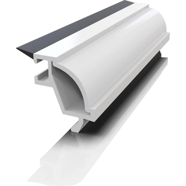 60# Rounded Series Upvc Window Profiles Plastic China Low Price Material Extrude Half Frame Plastic Extrusion Pvc Profile