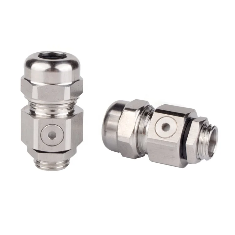 metal stainless steel breathable vent SS316 SS304 M20 PG13.5 connector cable glands