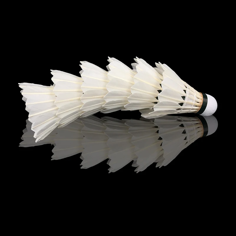 Best price hot sale high quality duck feather custom logo badminton shuttlecock tourney 2
