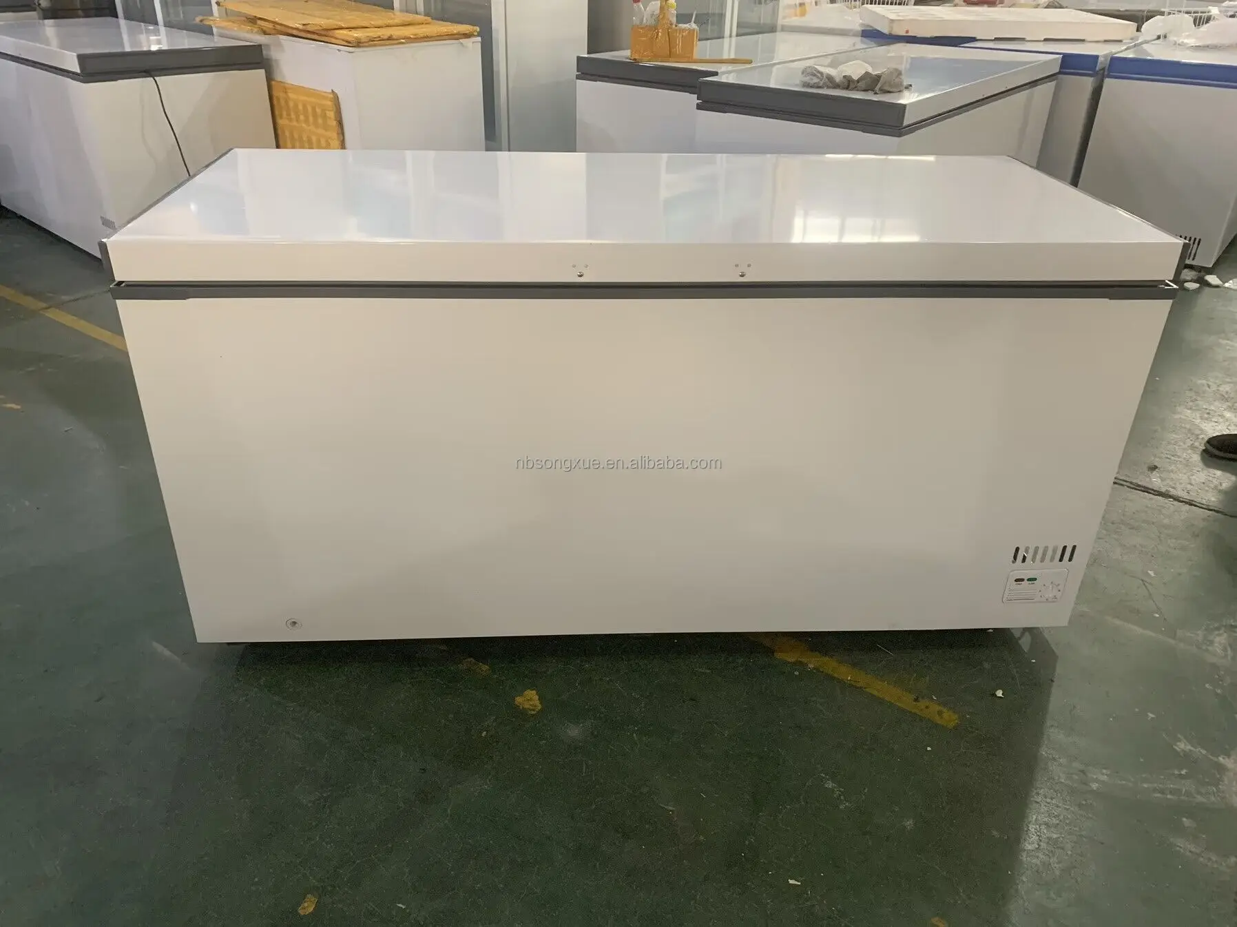 Big Size 500L Chest Freezer Stylish Design Single Door Top Open Freezer