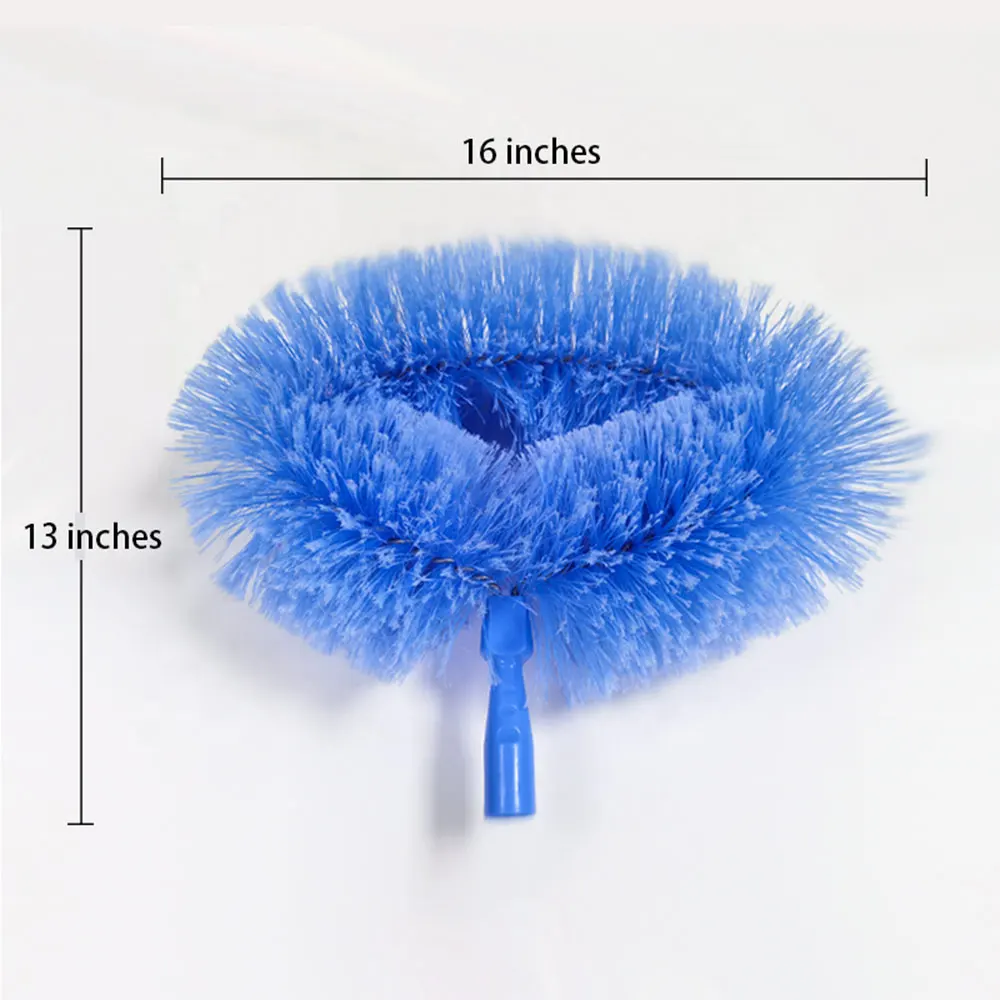 Heavy Duty Ceiling Fan Corner Cobweb Brush Duster Cleaner Cleaning Tool Extension Pole for High Ceiling Spider Web Cleaning
