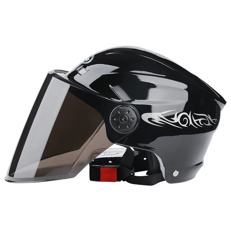 Wholesale Waterproof DOT ABS AGV Motor Bike Pilot Crash Chopper Half Helmet For Riding Motorcycle Accessories Open Face Helmets