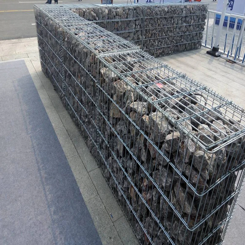 Professional Hot Dipped Galvanized Gabion Basket Mesh Welded Wire Mesh Gabion Box for Security Fence for mountain roads use