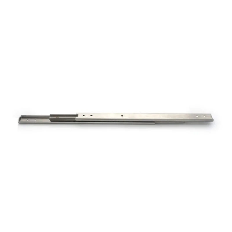 NS2027SS SUS304 drawer slides rail ball bearing slides Industrial three section slide rail SSRXY27